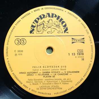LP Felix Slováček: Felix Slováček III.