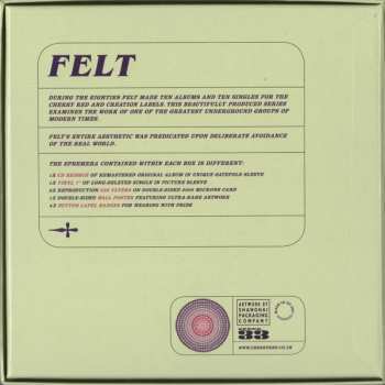CD/SP/Zestaw pudełkowy Felt: Poem Of The River LTD