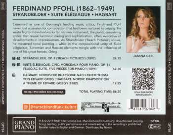 CD Ferdinand Pfohl: Strandbilder • Suite Élégiaque • Hagbart