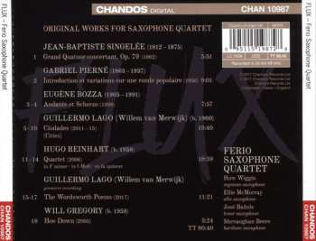 CD Ferio Saxophone Quartet: Flux: Original Works For Saxophone Quartet