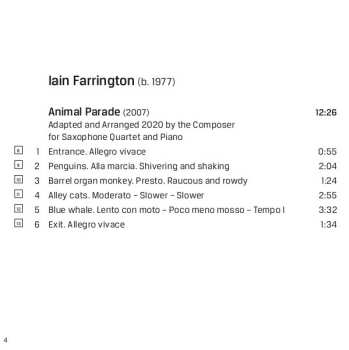 CD Ferio Saxophone Quartet: Evoke