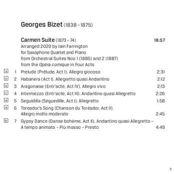 CD Ferio Saxophone Quartet: Evoke