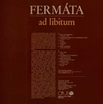 LP Fermáta: Ad Libitum (ZELENÝ ŠTÍTEK)