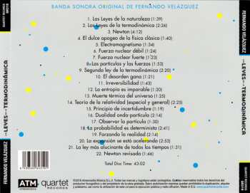 CD Fernando Velázquez: Las Leyes De La Termodinámica (Banda Sonora Original) LTD