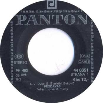 SP Michal Tučný: Prodavač / První Honorář