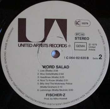 LP Fischer-Z: Word Salad
