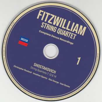 15CD/Zestaw pudełkowy Fitzwilliam String Quartet: Complete Decca Recordings LTD