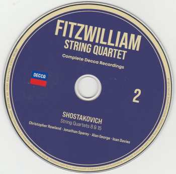 15CD/Zestaw pudełkowy Fitzwilliam String Quartet: Complete Decca Recordings LTD