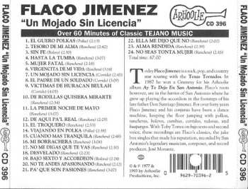 CD Flaco Jimenez Y Su Conjunto: Un Mojado Sin Licencia (And Other Hits  From The 1960s)