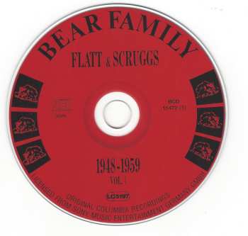 4CD/Zestaw pudełkowy Flatt & Scruggs: 1948-1959
