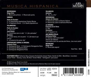 CD Flautando Köln: Musica Hispanica: Musik Aus Spaniens Goldenem Zeitalter  = Music From Spain's Golden Age