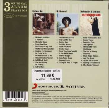 3CD/Zestaw pudełkowy Fleetwood Mac: 3 Original Album Classics