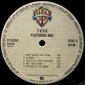 2LP Fleetwood Mac: Tusk
