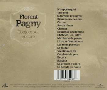 CD Florent Pagny: Toujours Et Encore