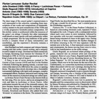 CD Florian Larousse: Guitar Recital