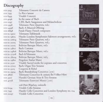 2CD Ensemble Florilegium: Music For A King (Chamber Work From The Court Of Frederick The Great)