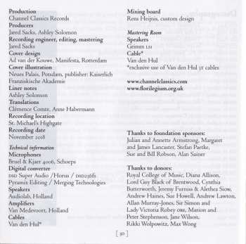 2CD Ensemble Florilegium: Music For A King (Chamber Work From The Court Of Frederick The Great)