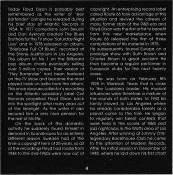 CD Floyd Dixon: Hey Bartender! (His Very Best 1949-1959)