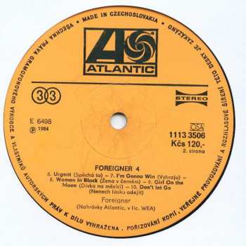 LP Foreigner: 4