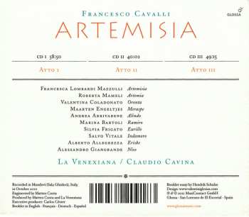 3CD/Zestaw pudełkowy Francesco Cavalli: Artemisia