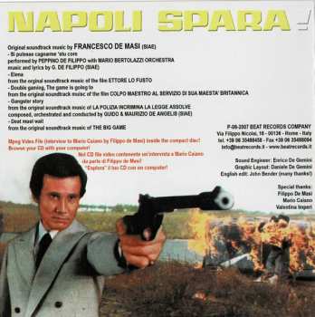 CD Francesco De Masi: Napoli Spara! (Original Motion Picture Soundtrack)