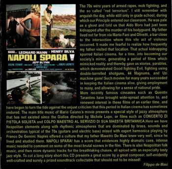CD Francesco De Masi: Napoli Spara! (Original Motion Picture Soundtrack)