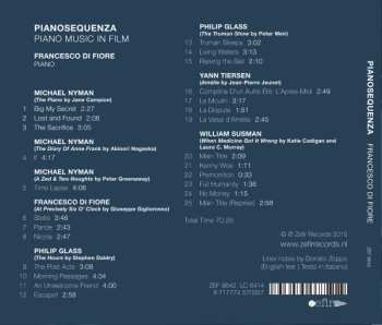 CD Francesco Di Fiore: Pianosequenza / Piano Music In Films