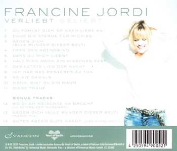 CD Francine Jordi: Verliebt Geliebt