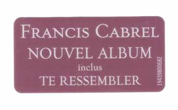 CD Francis Cabrel: À L'aube Revenant
