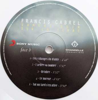 LP Francis Cabrel: Samedi Soir Sur la Terre CLR | LTD