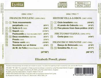 2CD Francis Poulenc: French & Brazilian Piano Music