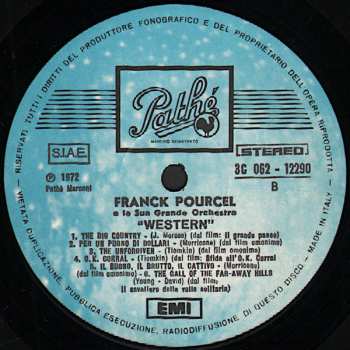 LP Franck Pourcel Et Son Grand Orchestre: Western