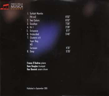 3CD/Zestaw pudełkowy Franco D'Andrea: Three Concerts. Live At The Auditorium Parco Della Musica