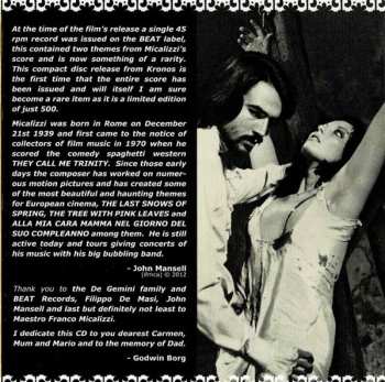 CD Franco Micalizzi: Il Figlio Della Sepolta Viva (Original Motion Picture Soundtrack)