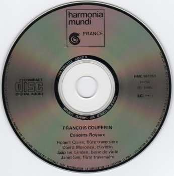 CD Davitt Moroney: Concerts Royaux