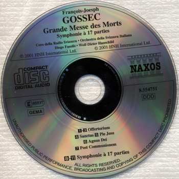 2CD Howard Crook: Grande Messe Des Morts • Symphonie à 17 Parties