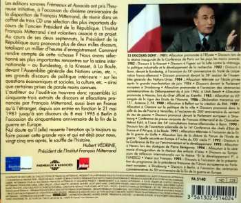3CD François Mitterrand: Anthologie Sonore Des Discours (1981-1995)