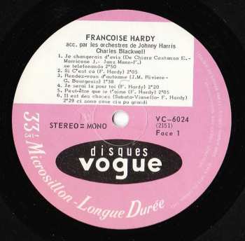LP Françoise Hardy: La Maison Où J'ai Grandi