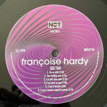 LP Françoise Hardy: Françoise Hardy (The Original Debut Album from The French Icon)