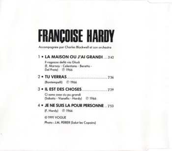 CD Françoise Hardy: La Maison Où J'Ai Grandi