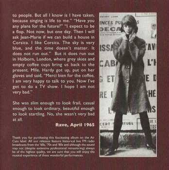 CD Françoise Hardy: Live In The Sixties