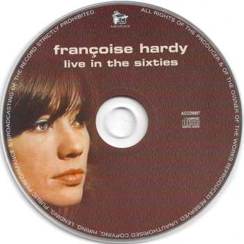 CD Françoise Hardy: Live In The Sixties