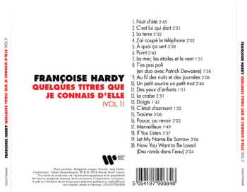CD Françoise Hardy: Quelques Titres Que Je Connais D'elle (Vol. 1)