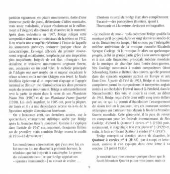 CD Frank Bridge: Piano Quintet・String Quartet No 4・Three Idylls