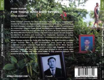 CD MIVOS Quartet: For Those Who Died Trying