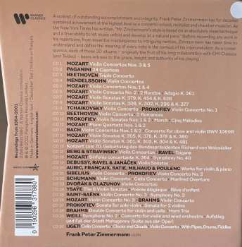 30CD/Zestaw pudełkowy Frank Peter Zimmermann: The Complete Warner Recordings