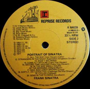 2LP Frank Sinatra: Portrait Of Sinatra (Forty Songs From The Life Of A Man)