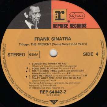 3LP/Zestaw pudełkowy Frank Sinatra: Trilogy: Past, Present & Future