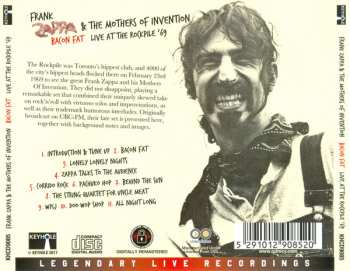 CD Frank Zappa: Bacon Fat Live At The Rockpile '69
