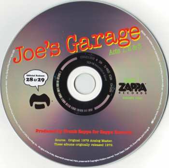 2CD Frank Zappa: Joe's Garage Acts 1, 2 & 3